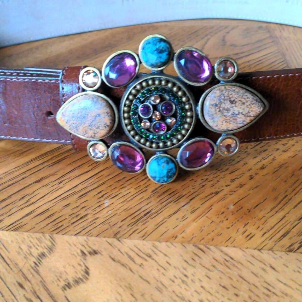 Leather belt